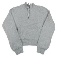Svetlosivá crop mikina H&M