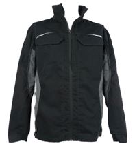 Pánská černo-šedá pracovní bunda Kubler