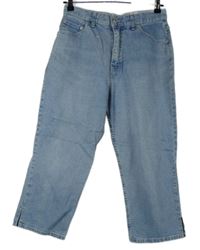 Dámské světlemodré capri rifle M&S