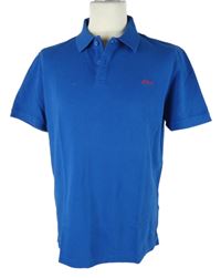 Pánské safírové polo tričko S. Oliver 