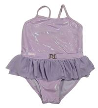 Lila třpytivé plavky se sukýnkou River Island