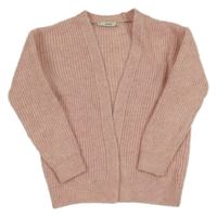 Světlerůžový pletený cardigan George