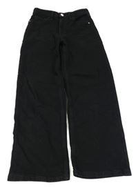 Černé wide leg rifle H&M