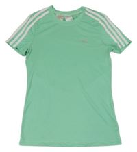 Mátové sportovní funkční tričko s logem Adidas