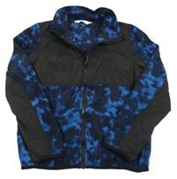 Modro-černá jarní lehce zateplená bunda H&M