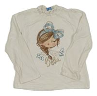 Bílý rolák s dívkou mayoral