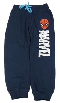 Tmavomodré lehké tepláky se Spidermanem H&M