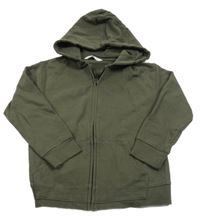 Khaki prepínaci mikina s kapucňou Mango