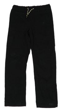 Černé plátěné jogger kalhoty Little Kids