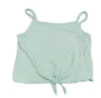 Svetlomodrý crop top so zavazováním LC Waikiki