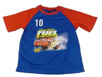 Modro-červený sportovní dres s McQueenem a číslem 
