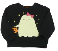 Čierna mikina s duchem zn. So Cute