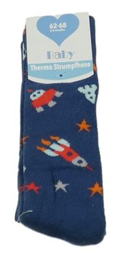 Nové - Tmavomodré punčocháče s raketami Tedi