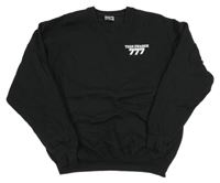 Černá mikina s nápisem Russell