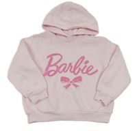 Světlerůžová mikina Barbie s kapucňou H&M