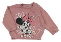 Ružová oversize mikina s Minnií Primark