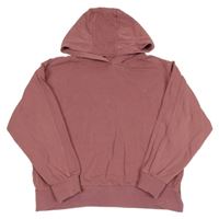 Ružová oversize crop mikina s třešničkami REserved