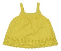 Žltý top s madeirou zn.