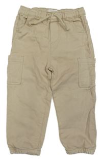Béžové cargo cuff rifle Primark
