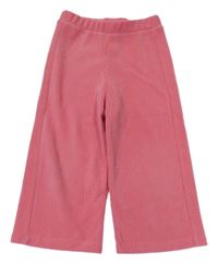 Korálové rebrované culottes nohavice Primigi