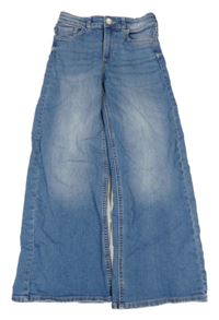Modré wide leg rifle H&M