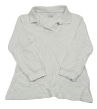 Bílé mikinotriko s golierikom LC WaIKIKI