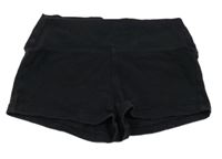 Čierne elastické funkčné kraťasy Domyos