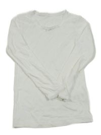 Smotanové perforované spodné tričko s mašličkou a čipkou M&S