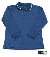 Nové - tmavomodré mikinotriko s jeleňom a golierikom St. Bernard