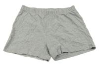 Sivé melírované kraťasy YIGGA