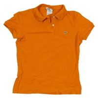 Tmavooranžové polo tričko LACOSTE