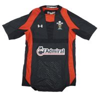 Černo-červený funkční cyklistický dres UNDER ARMOUR