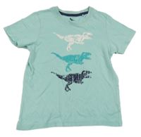 Svetlomodré tričko s dinosaurami lupilu