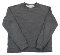Tmavosivá melírovaná mikina H&M