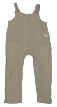 Svetlohnedé rebrované na traké tepláky H&M