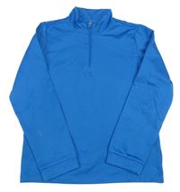 Modrá športová funkčná mikina Crane