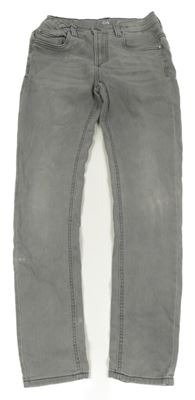 Šedé teplákové skinny rifle C&A