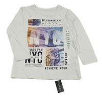 Nové - Bílé triko s mostem Dunnes