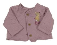 Staroružová prešívaná prepínaci mikina s králíkem - Peter Rabbit Tu