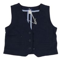 Tmavomodrá slavnostní vesta Okaidi