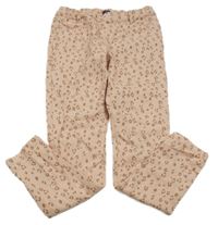 Růžové džegíny s leopardím vzorem Kiabi