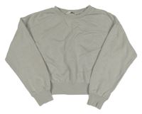 Svetlosivá crop mikina H&M