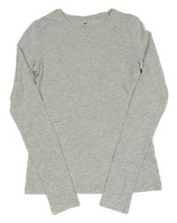 Šedé melírované triko H&M