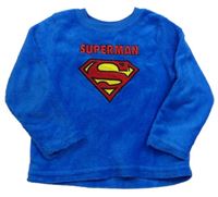 Modrá plyšová pyžamová mikina - Superman Primark