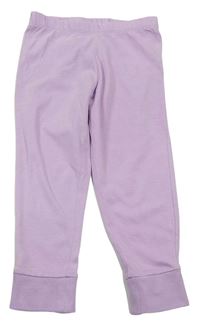 Lila pyžamové kalhoty 