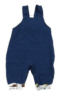 Tmavomodré laclové tepláky