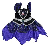 Kostým - fialovo-černé tylové šaty s Peppou George