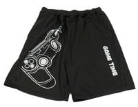 Čierne športové kraťasy s ovladačem shein
