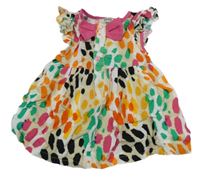 Farebné vzorované ľahké šaty