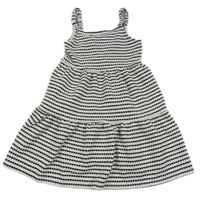 Bielo-čierne vzorované šaty PRIMARK